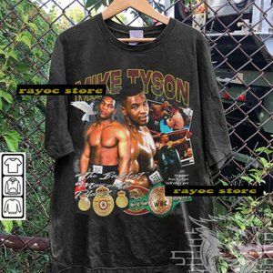 Vintage Bootleg Style Mike Tyson Baddest Man Shirt, Mike Tyson Baddest Man Boxin